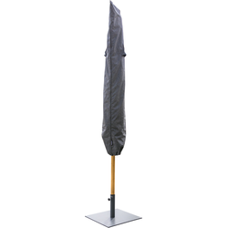 HESPERIDE HIXA Parasolhoes - Beschermhoes - tuinmeubelen - Parasolhoes - Waterdicht - 50x50x190cm - Polyester - Grijs
