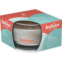 Bolsius Geurkaars True Freshness Fresh Breeze 8 cm Glas Decoratie Sfeer Kaars