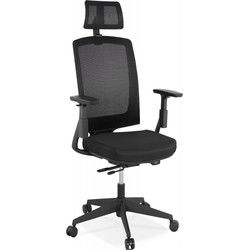 EXTRA ergonomische bureaustoel 73x70x131 cm Zwart