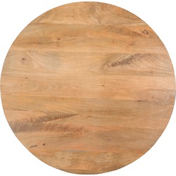 Lewis & Loft Lynn Ronde Eettafel Ø 120 cm – FSC®-gecertificeerd mangohout – Naturel