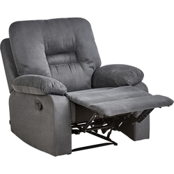 Beliani BERGEN II - Fauteuil-Grijs-Polyester