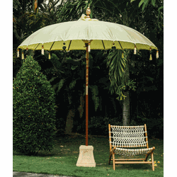 Bali parasol 250 cm licht geel