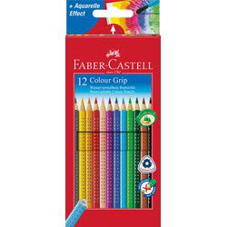 Faber Castell FC-112412 Kleurpotlood Faber-Castell GRIP Kartonnen Etui A 12 Stuks