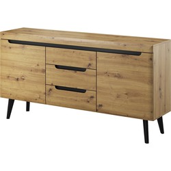 Meubella Dressoir Nebraska - Eiken - 160 cm