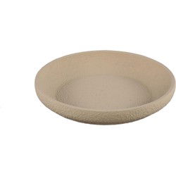 PTMD Schaal Hillie - 35x35x6 cm - Cement - Zand