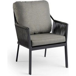 Liv Low Dining Tuinstoel Charcoal