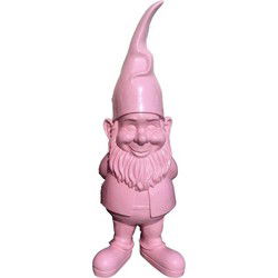 Tuinkabouter 1 Meter - Kabouter Tuin - Tuindecoratie - Cadeau - Roze - 100 cm