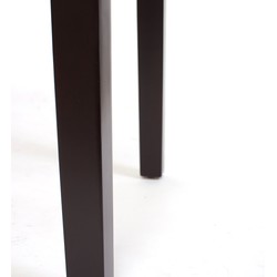 Cosmo Casa 2-Delige set eetkamerstoel keukenstoel stoel - Kunstleer mat- Bruin- Donkere poten