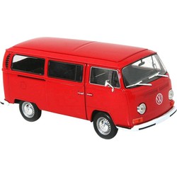 Vedes Welly VW Bus T2 1972 rot 1:24