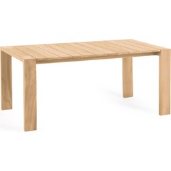 Kave Home - Victoire tuintafel in massief teakhout 240 x 110 cm