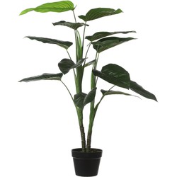 Philodendron Kunstplant - H100x Ø70 cm - Groen | NeverLeafs