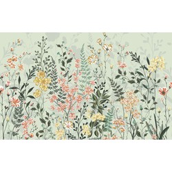 Komar fotobehang Hay Meadow multicolor - 400 x 250 cm - 611227