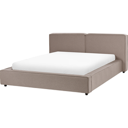 LINARDS - Waterbed - Lichtbruin - 160 x 200 cm - Stof