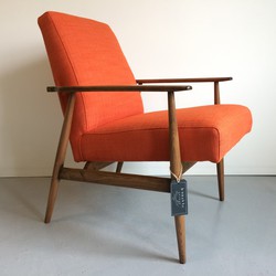2 Mid-Century fauteuil Oranje- Bahama 19