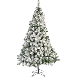 Bellatio Decorations kunst kerstboom - 180 cm - sneeuw - Kunstkerstboom
