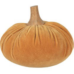 Clayre & Eef Decoratie Pompoen Oranje Polyester