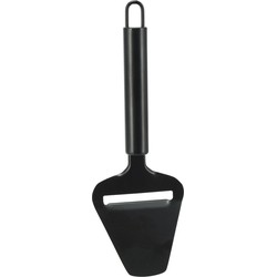 Excellent Houseware Kook/keuken gerei - kaasschaaf - zwart - RVS - 21 cm - Kaasschaven