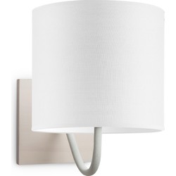 wandlamp beach bling Ø 20 cm - wit