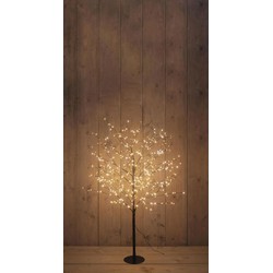 Boom 600led classic warm ip44 trafo hoogte 120 cm zwart