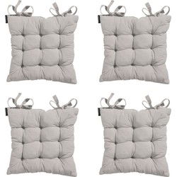 Madison -  Zitkussen Toscane Napels taupe - Ca. 46x46 cm - Set van 4