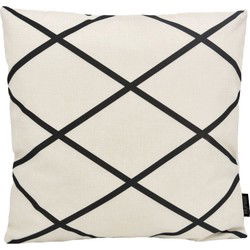 Criss Cross Square | 45 x 45 cm | Kussenhoes | Katoen/Linnen