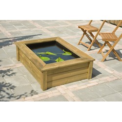 Quadro wood I houten FSC frame voor Quadro 5 H33,8x119,4x90,5 cm - Ubbink