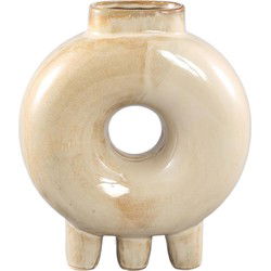PTMD Hedin Vaas - 24 x 24 x 26 cm - Keramiek - Creme