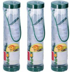 Set van 3x Vogel voedersilo 25 cm - Vogelvoederhuisjes