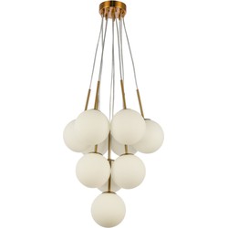 Hanglamp Luna White Gold