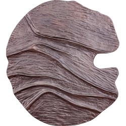 PTMD Wandpaneel Samraj - 64x2x71 cm - Aluminium - Brons