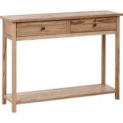Beliani SALTON - Consoletafel-Lichte houtkleur-Sassafras