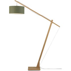 Vloerlamp Montblanc - Bamboe/Groen - 175x47x207cm