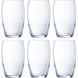 Luminarc Versailles water/sap glazen setje van 12x stuks inhoud 375 ml - Drinkglazen