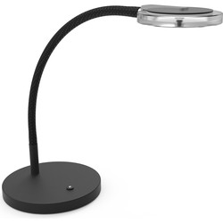 Design Tafellamp - Steinhauer - Glas - LED - Voor Binnen - Woonkamer - Eetkamer - Zwart