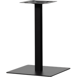WOOOD Bistro Vierkante Buisvoet - Metaal - Zwart - 72x50x50