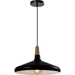 QUVIO Hanglamp rond zwart - QUV5132L-BLACK