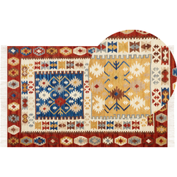 Beliani VOSKEHAT - Vintage-Multicolor-Wol