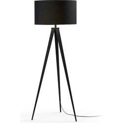 Kave Home - Iguazu staande lamp, zwart