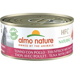 Almo nature hfc cat tonijn&kip 150gr