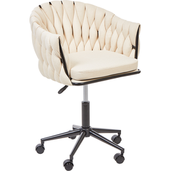 MILAN - Bureaustoel - Beige - Polyester