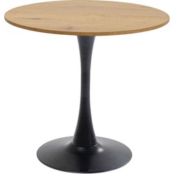 Eettafel Schickeria Oak Black 80cm