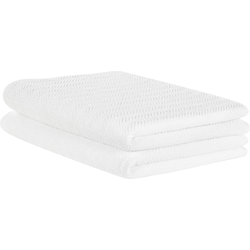 Beliani MITIARO - Handdoek-Wit-Badstof