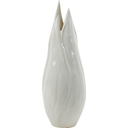 Light & Living - Vaas TULIPAN - 20.5x18.5x55.5cm - Wit