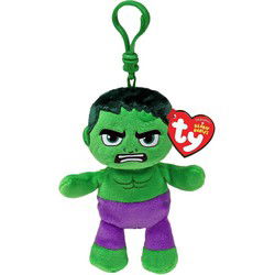 TY Beanie Babies Clip Marvel Knuffel Hulk 12 cm