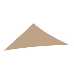 hanSe® Schaduwdoek Driehoek 90° Waterdoorlatend 3x4x5 m Zonnedoek Zand