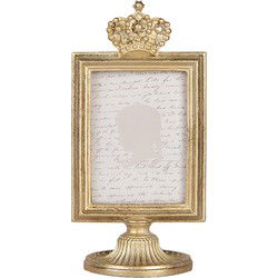 Clayre & Eef Fotolijst 7x9 cm Goudkleurig Kunststof