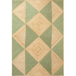 Beliani CALIS - Gevlochten-Beige-Jute