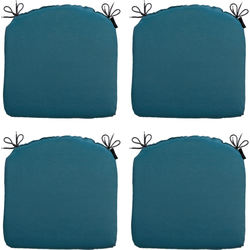 Madison -  Zitkussen Panama sea blue - Ca. 46x48 cm - Set van 4