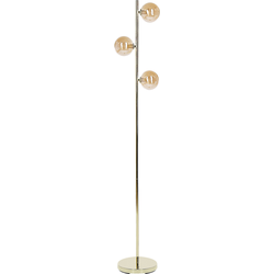 Beliani RAMIS - Staande lamp-Goud-Staal