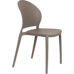 Housecraft Living Sjoerd Tuinstoelen Kunststof Grijs - Set van 4